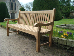 2014-03-06-Kenilworth bench 6ft with central panel in teak wood-2867