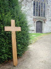 Load image into Gallery viewer, Rustic Medium Cross in Oak wood