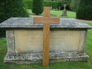 Rustic Medium Cross in Oak wood