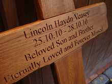 Load image into Gallery viewer, Rustic Medium Cross in Oak wood
