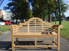 Load image into Gallery viewer, Lutyens Memorial Bench 5ft in Teak Wood