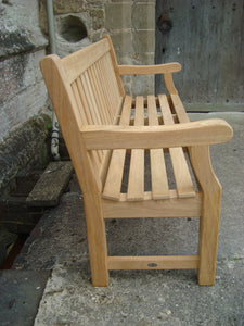 Royal Park Memorial Bench 6ft in FSC Certified Roble wood (Free 1 line engraving)