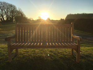 2017-01-23-Kenilworth bench 6ft with central panel in teak wood-0047