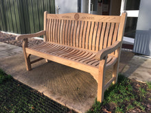 Load image into Gallery viewer, 2015-12-9-Windsor bench 5ft in teak wood-4082