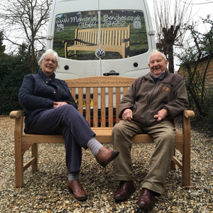 Warwick Memorial Bench 5ft in FSC Certified Teak Wood