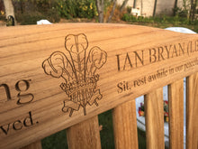 Load image into Gallery viewer, Welsh feathers carving to wood