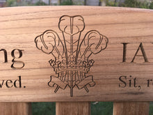 Load image into Gallery viewer, Welsh feathers carving to wood