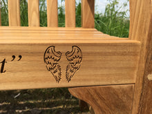 Load image into Gallery viewer, Angel wings carving to wood