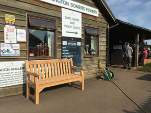 Royal Park Memorial Bench 5ft in FSC Certified Roble wood (Free 1 line engraving)