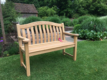 Load image into Gallery viewer, Turnberry Memorial Bench 4ft in FSC Certified Roble wood