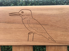 Load image into Gallery viewer, Kingfisher carving to wood