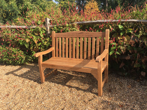 2018-10-15-Warwick bench 4ft in teak wood-5654