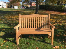 Load image into Gallery viewer, 2018-10-31-Warwick bench 4ft in teak wood-5683