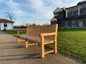 Britannia Memorial Bench 8ft in FSC Certified Teak Wood