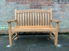 Load image into Gallery viewer, 2018-12-20-Oxford bench 4ft in teak wood-5713