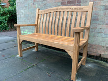 Load image into Gallery viewer, 2018-12-20-Oxford bench 4ft in teak wood-5713
