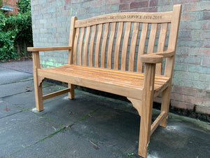 2018-12-20-Oxford bench 4ft in teak wood-5713