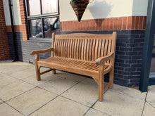 Load image into Gallery viewer, 2019-2-22-Windsor bench 5ft in teak wood-5760