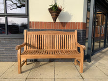 Load image into Gallery viewer, 2019-2-22-Windsor bench 5ft in teak wood-5760