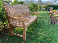 Load image into Gallery viewer, 2019-2-23-Windsor bench 5ft in teak wood-5763