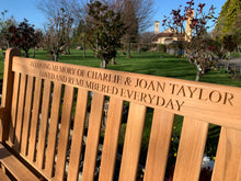 Load image into Gallery viewer, 2019-03-11-Kenilworth bench 5ft in teak wood-5773