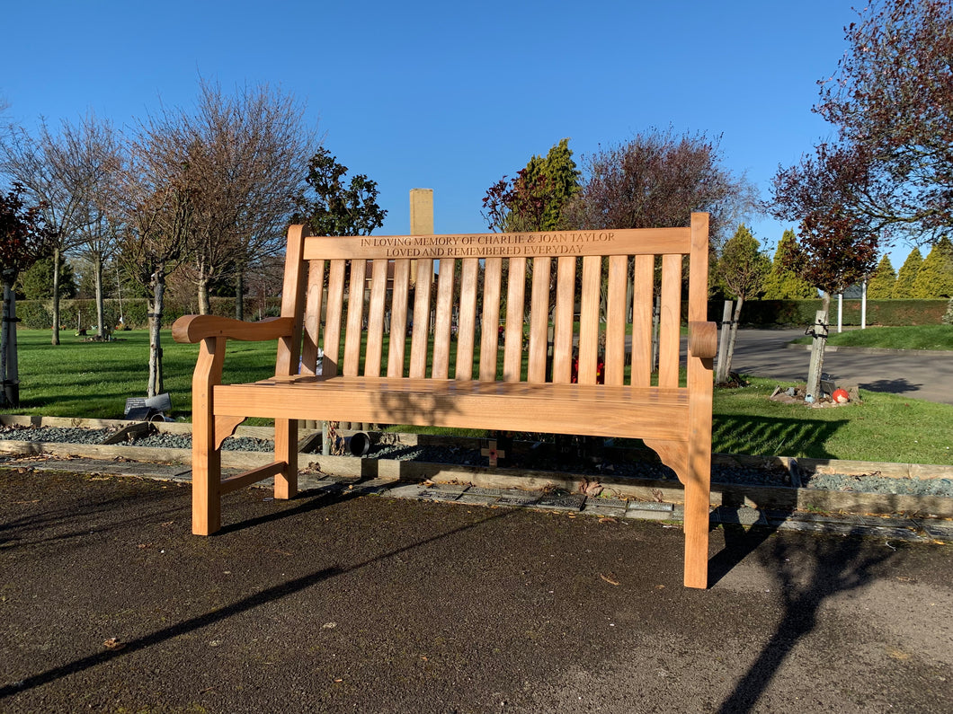 2019-03-11-Kenilworth bench 5ft in teak wood-5773