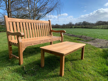 Load image into Gallery viewer, 2019-3-11-Kenilworth bench 5ft in teak wood-5762