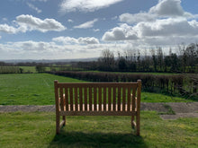 Load image into Gallery viewer, 2019-3-11-Kenilworth bench 5ft in teak wood-5762