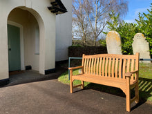 Load image into Gallery viewer, Oxford Memorial Bench 5ft in FSC Certified Teak Wood