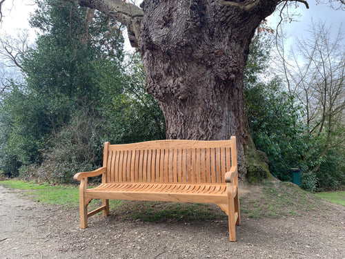 2019-3-13-Windsor bench 6ft in teak wood-5770