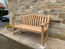 Load image into Gallery viewer, 2019-4-15-Turnberry bench 5ft in roble wood-5793