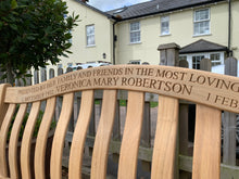 Load image into Gallery viewer, 2019-4-4-Turnberry bench 5ft in roble wood-5818