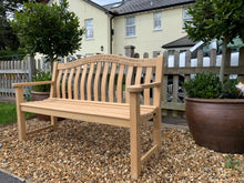 Load image into Gallery viewer, Turnberry Memorial Bench 5ft in FSC Certified Roble wood