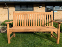 Load image into Gallery viewer, 2019-4-26-Oxford bench 5ft in teak wood-5811