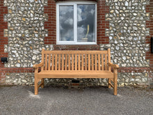 Load image into Gallery viewer, 2019-4-26-Kenilworth bench 6ft in teak wood-5817