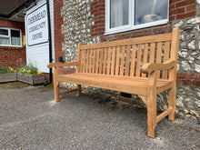 Load image into Gallery viewer, 2019-4-26-Kenilworth bench 6ft in teak wood-5817