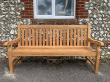 Load image into Gallery viewer, 2019-4-26-Kenilworth bench 6ft in teak wood-5817