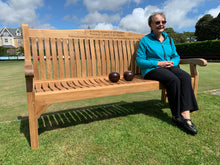 Load image into Gallery viewer, 2019-4-26-Windsor bench 6ft in teak wood-5667