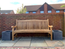 Load image into Gallery viewer, 2019-4-27-Windsor bench 6ft in teak wood-5780