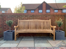 Load image into Gallery viewer, Windsor Memorial Bench 6ft in FSC Certified Teak Wood