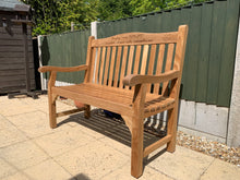 Load image into Gallery viewer, 2019-5-17-Warwick bench 4ft in teak wood-5832