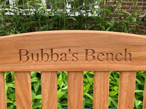 Warwick Memorial Bench 4ft in FSC Certified Teak Wood