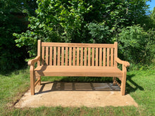 Load image into Gallery viewer, 2019-6-22-Kenilworth bench 6ft in teak wood-5828