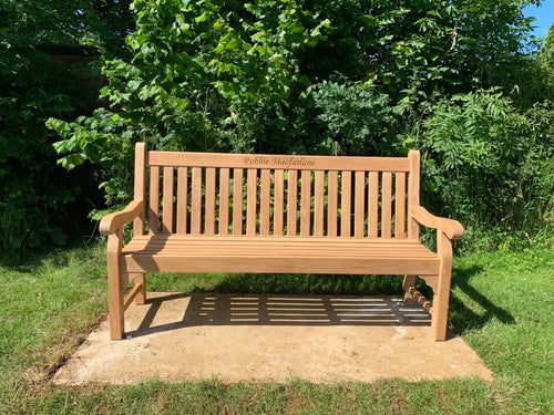 2019-6-22-Kenilworth bench 6ft in teak wood-5828