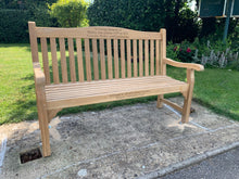 Load image into Gallery viewer, 2019-7-4-Warwick bench 5ft in teak wood-5864