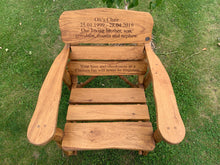 Load image into Gallery viewer, 2019-7-6-Rustic armchair in oak wood-5892