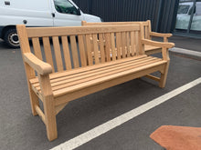 Load image into Gallery viewer, 2019-7-12-Royal Park bench 6ft in roble wood-5851