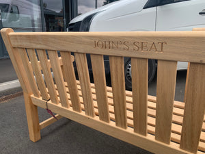 2019-7-12-Royal Park bench 6ft in roble wood-5851
