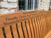 Load image into Gallery viewer, 2019-7-27-Windsor bench 6ft in teak wood-5908