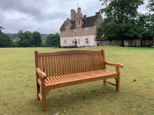 Load image into Gallery viewer, 2019-7-27-Windsor bench 6ft in teak wood-5908